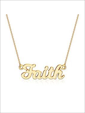 14K Gold Plated Personalized Name Necklace Dainty Custom Plate Jewelry Gift